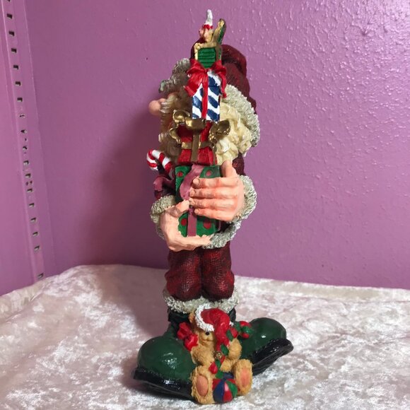 Vintage Santa Claus Christmas Resin Figure Statue Display Xmas Holiday CH Gifts - Picture 4 of 6